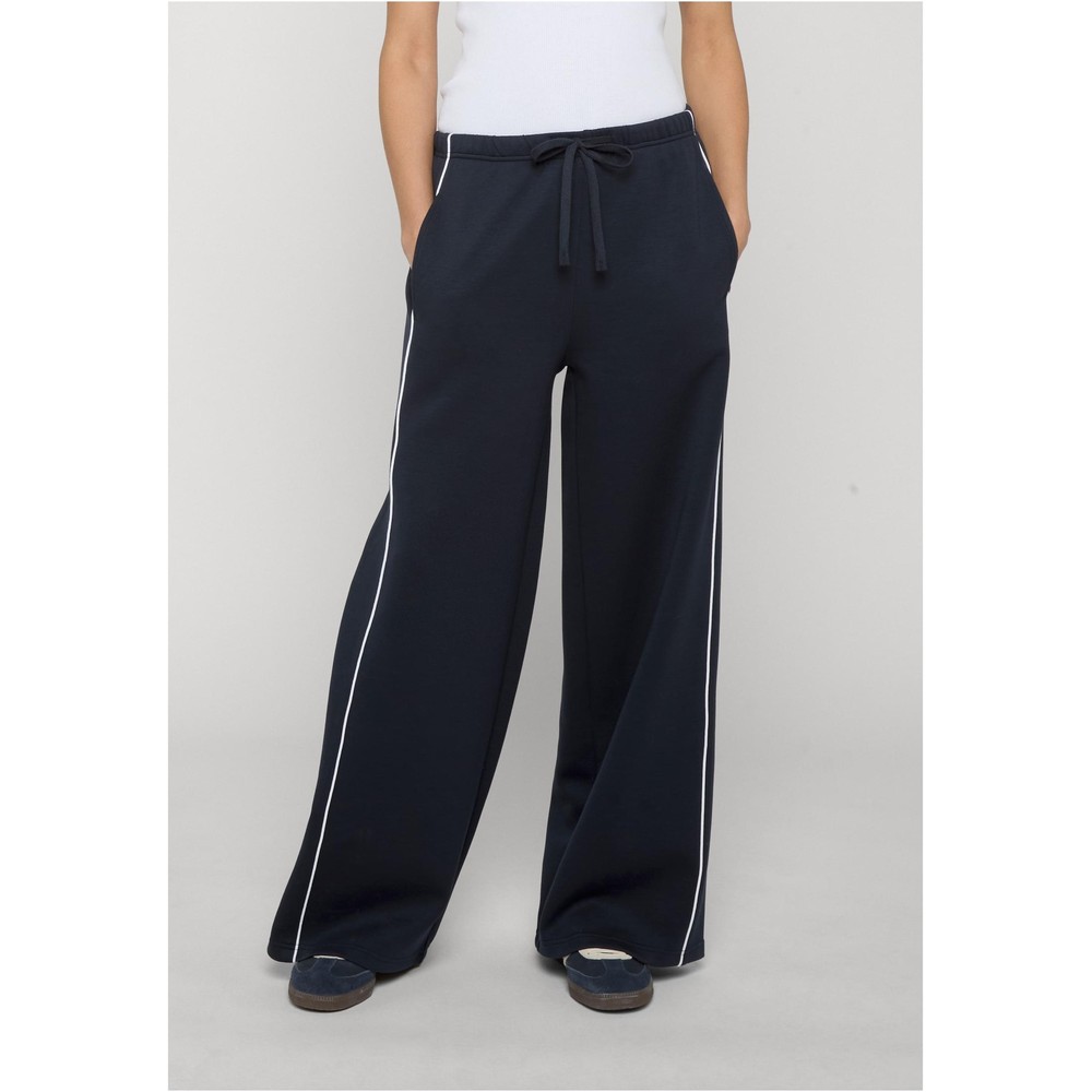 Urban Classics - Wide Leg Scuba Track pants - Dark blue
